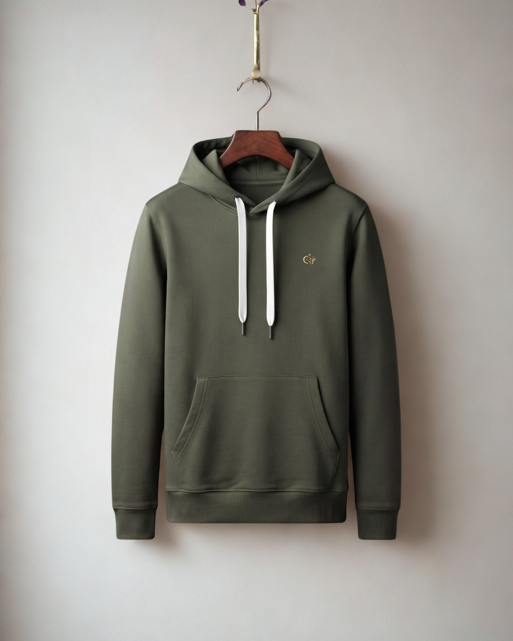 CRYF Essential Crewneck — Forest Olive