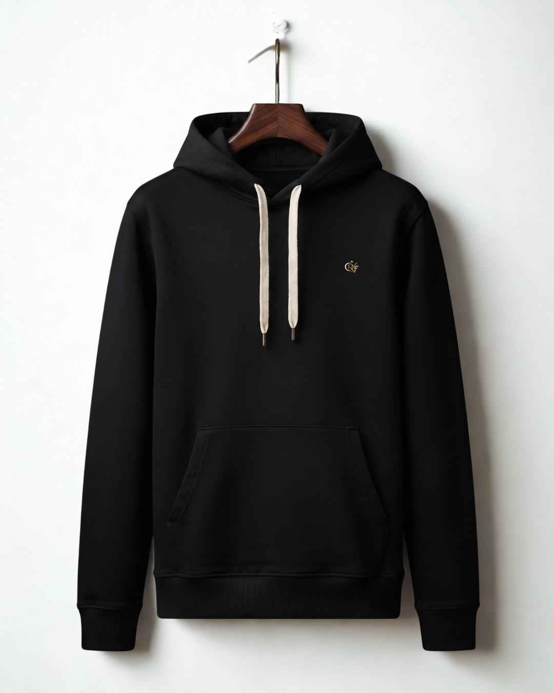 CRYF Essential Crewneck — Obsidian Black
