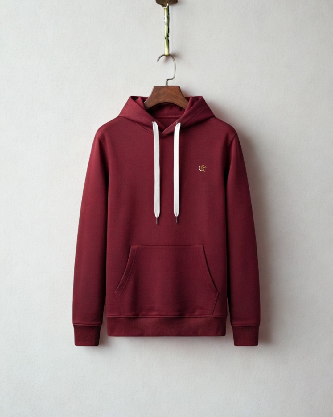 CRYF Essential Crewneck — Bordeaux Red