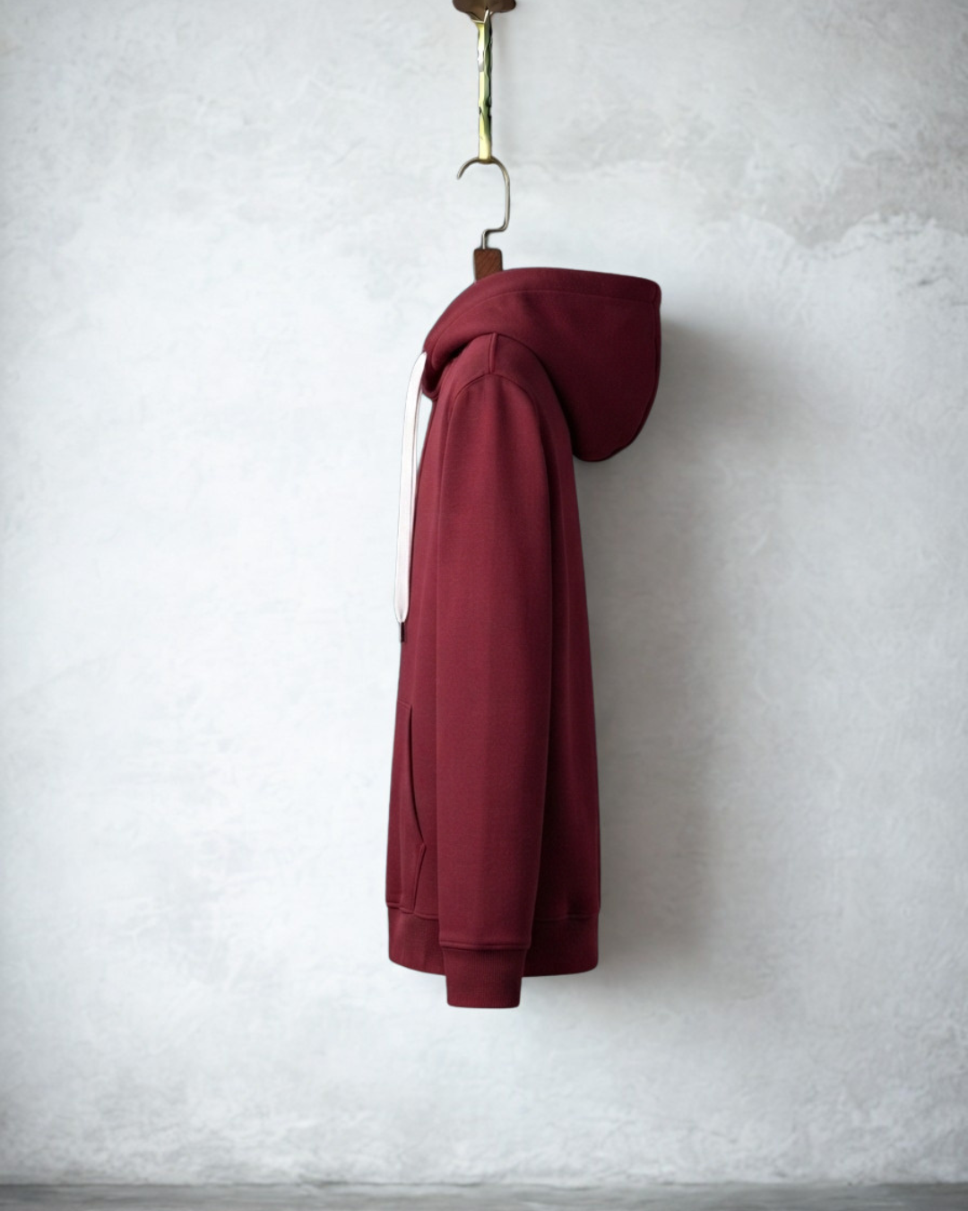 CRYF Essential Crewneck — Bordeaux Red