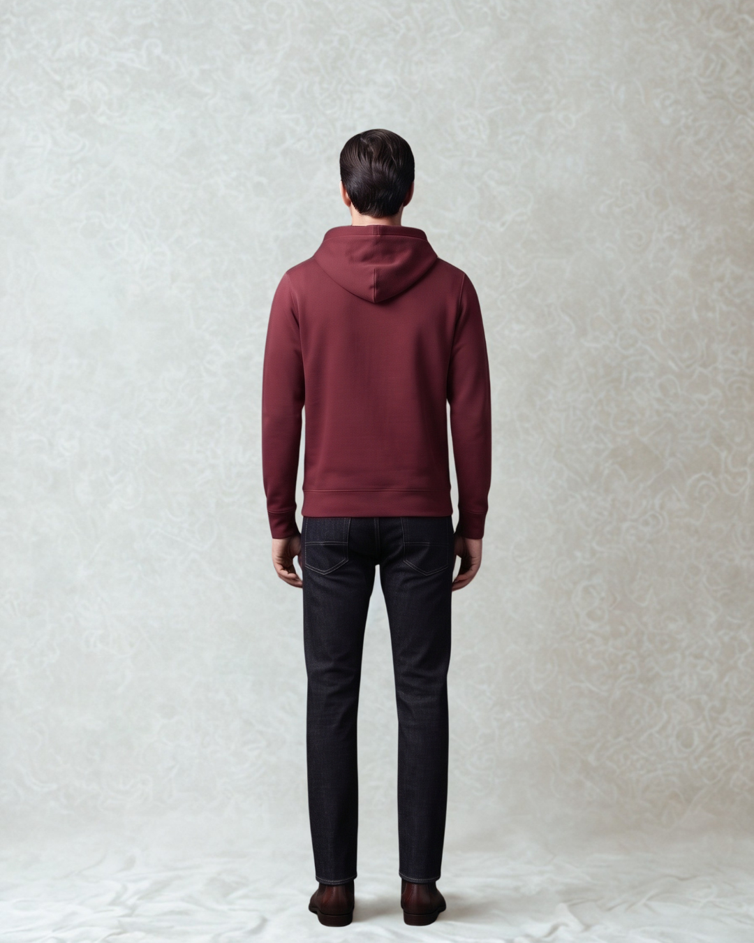 CRYF Essential Crewneck — Bordeaux Red