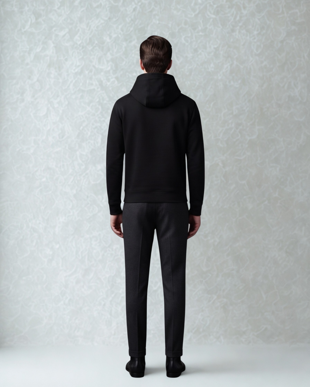 CRYF Essential Crewneck — Obsidian Black